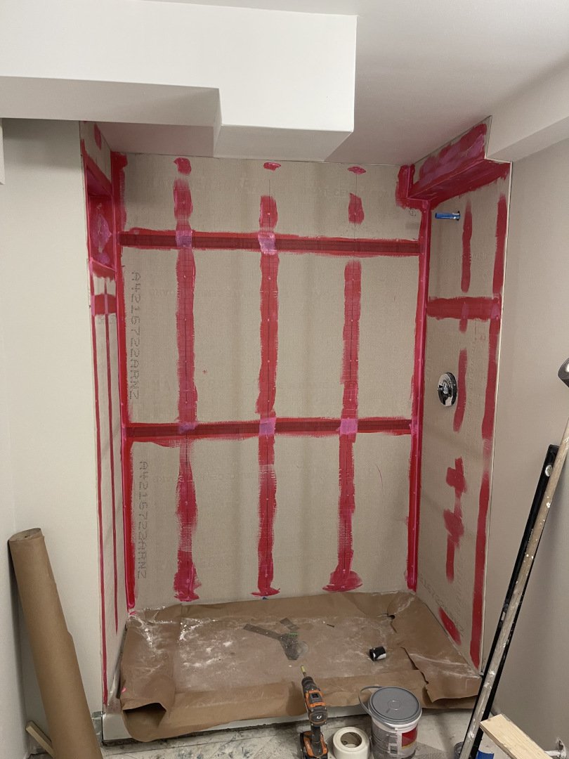 Kirkwood Construction's Basement Bathroom Addition - Before view